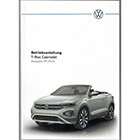 VW T-Roc Cabriolet AC Betriebsanleitung Bordbuch DEUTSCH Bedienungsanleitung