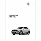 VW T-Roc A1 Facelift Betriebsanleitung Bordbuch DEUTSCH Bedienungsanleitung