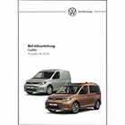 VW Caddy SB Betriebsanleitung Bordbuch DEUTSCH Bedienungsanleitung