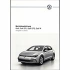 VW Golf 8 VIII Betriebsanleitung Bordbuch DEUTSCH Bedienungsanleitung